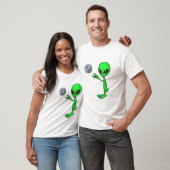 bowlingbuitenaards wezen t-shirt (Unisex)