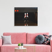 Bowlingcanvas afdrukken (Insitu (Woonkamer))