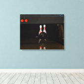 Bowlingcanvas afdrukken (Insitu (Houten vloer))