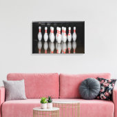 Bowlingcanvas afdrukken (Insitu (Woonkamer))