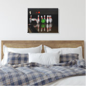 Bowlingcanvas afdrukken (Insitu (Slaapkamer))