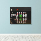 Bowlingcanvas afdrukken (Insitu (Houten vloer))