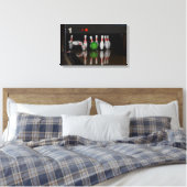 Bowlingcanvas afdrukken (Insitu (Slaapkamer))