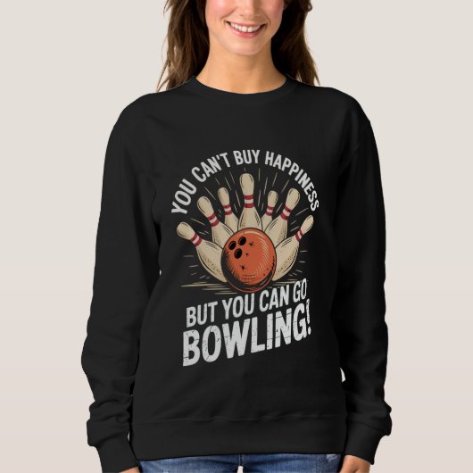 Bowlingcoach van bowler bowlingteam Grappig Bowlen Trui (Voorkant)