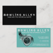 bowlingcrest (aanpasbare kleur) visitekaartje (Voorkant / Achterkant)