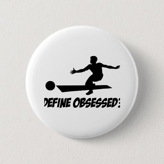 bowlingdesign ronde button 5,7 cm (Voorkant)