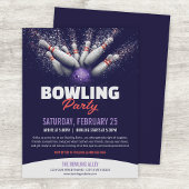 Bowlingfeest Flyer Sjabloon