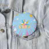 Bowlingfeestje ronde button 4,0 cm (In situ)