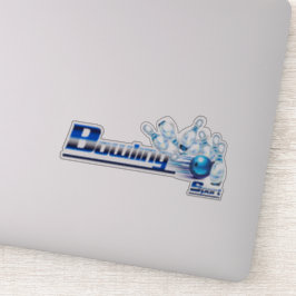 Bowlingkegels en bal   sticker