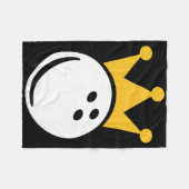 bowlingkroon fleece deken (Voorkant (Horizontaal))