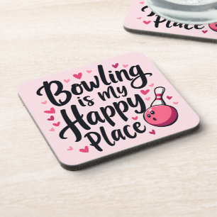 Bowlingliefhebber Schattig Retro Esthetisch Sporto Bier Onderzetter