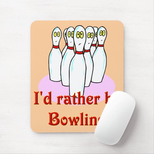 bowlingmousepad muismat (Met muis)