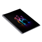 bowlingneon notitieboek (Rechterzijde)