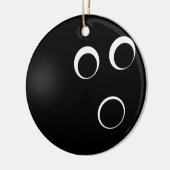 bowlingornament keramisch ornament (Links)