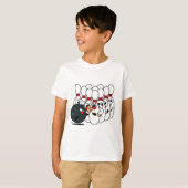 Bowlingpinnen T-shirt (Voorkant volledig)