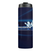 Bowlingspelden en -bal thermosbeker (Voorkant)