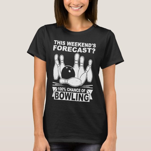 bowlingspeler bowler bowlen t-shirt (Voorkant)