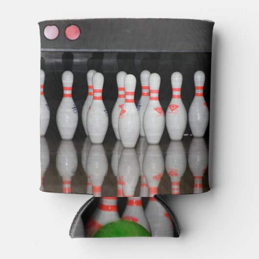Bowlingspinnen koelbox blikjeskoeler (Voorkant)