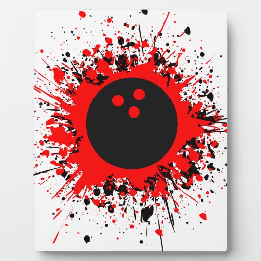bowlingsplatten fotoplaat (Voorkant)