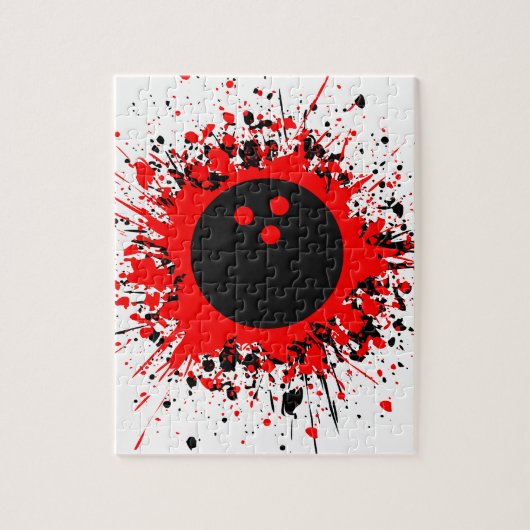 bowlingsplatten legpuzzel (Verticaal)