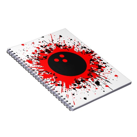 bowlingsplatten notitieboek (Rechterzijde)