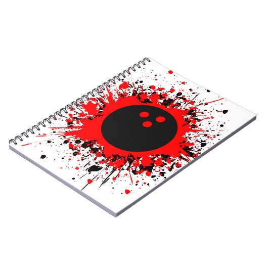 bowlingsplatten notitieboek (Linkerzijde)