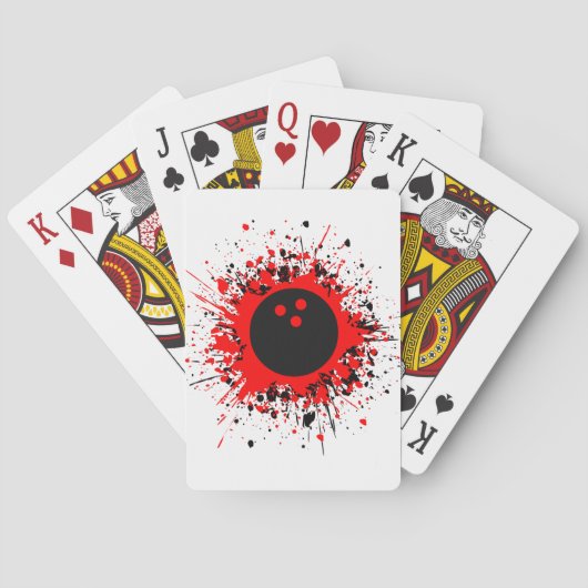 bowlingsplatten speelkaarten (Achterkant)