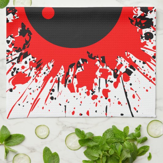 bowlingsplatten theedoek (Gevouwen)