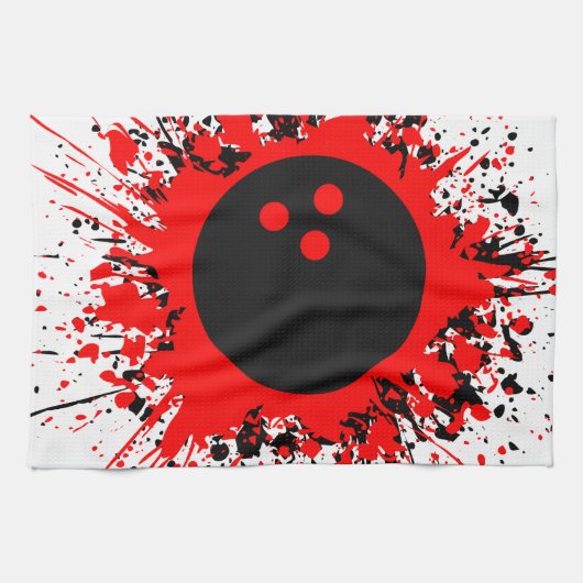 bowlingsplatten theedoek (Horizontaal)