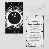 bowlingsplatz visitekaartje (Voorkant / Achterkant)