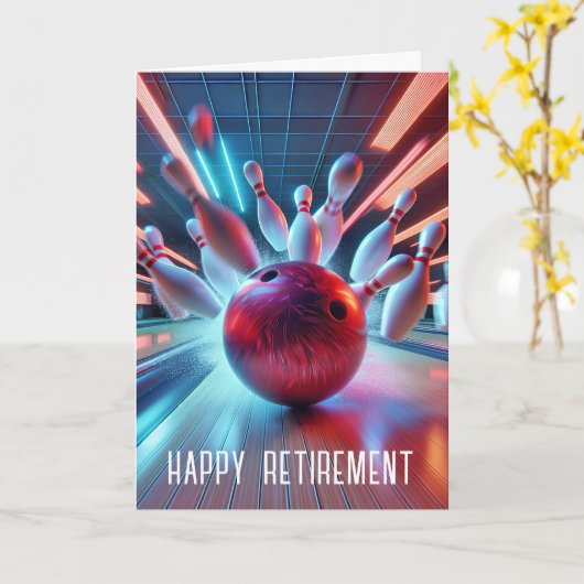 bowlingstaking met pensioen kaart (Gele Bloem)