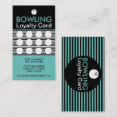bowlingstrips klantenkaartje (Voorkant / Achterkant)