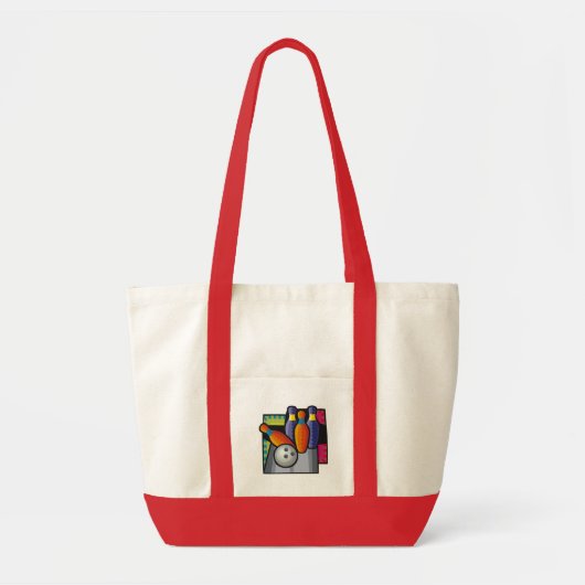 Bowlingtassen Tote Bag (Voorkant)