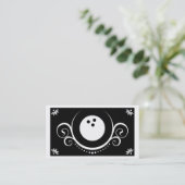 bowlingtechniek visitekaartje (Staand voorkant)