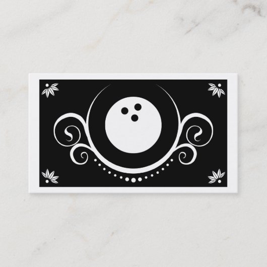 bowlingtechniek visitekaartje (Voorkant)