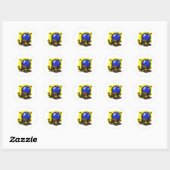 BowlingZilla Ronde Sticker (Vel)