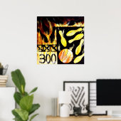 BOWLL STRIKE CANVAS PRINT by Teo Alfonso (Thuiskantoor)