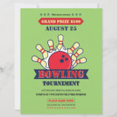 Bowlong toernooi flyer sjabloon (Voorkant)