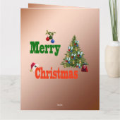 Bowls, Reuzen Kerstkaart, Kaart (Achterkant)