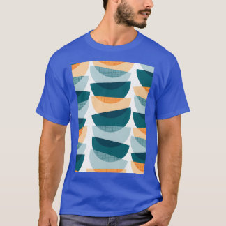 Bowls snijdt witte achtergrond groene den t-shirt