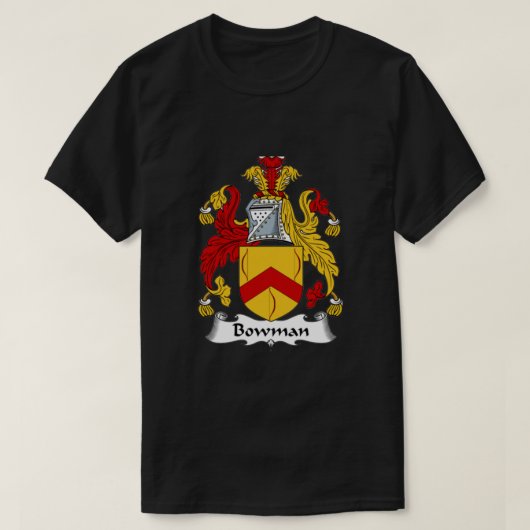 Bowman Coat of Arms Bowman Family Crest Essential T-shirt (Design voorkant)