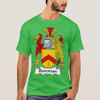 Bowman Coat of Arms Bowman Family Crest T-shirt