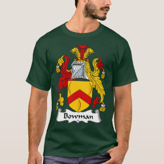 Bowman Coat of Arms Family Crest T-shirt