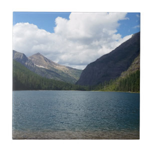 Bowman Lake - Glacier National Park Montana Tegeltje