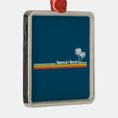 Bowman's Beach Florida Metalen Ornament (Rechts)