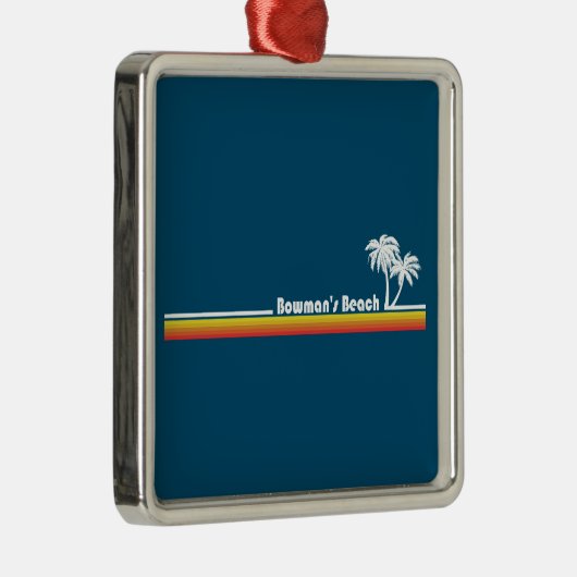 Bowman's Beach Florida Metalen Ornament (Rechts)