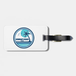 Bowman's Beach Florida Palm Tree Vogels Bagagelabel