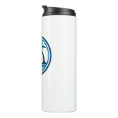 Bowman's Beach Florida Palm Tree Vogels Thermosbeker (Geroteerd rechts)