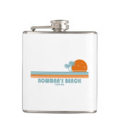 Bowman's Beach Florida Sun Palm Trees Heupfles (Voorkant)