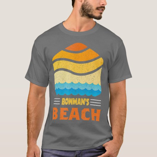Bowmans Beach Florida - Waves Graphic T-shirt (Voorkant)
